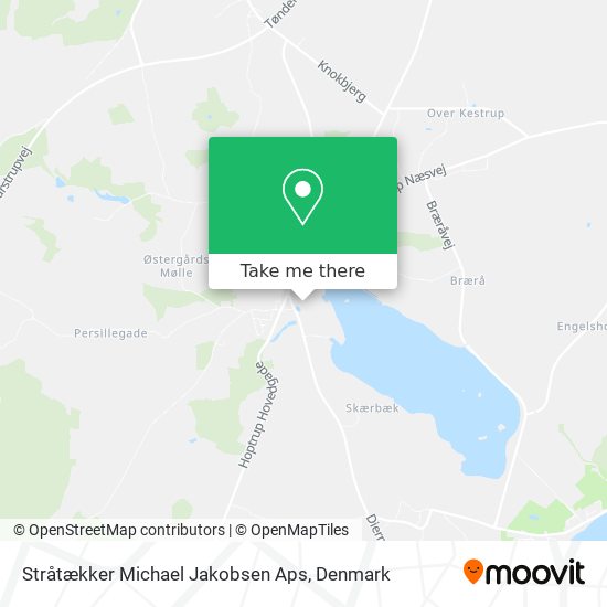 Stråtækker Michael Jakobsen Aps map