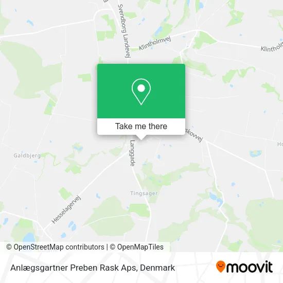 Anlægsgartner Preben Rask Aps map