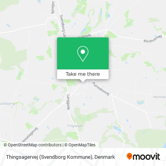 Thingsagervej (Svendborg Kommune) map