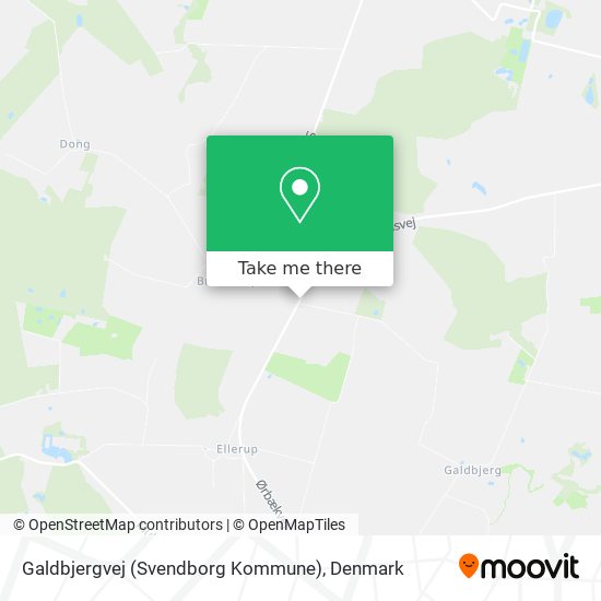 Galdbjergvej (Svendborg Kommune) map