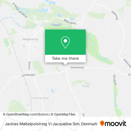 Jackies Møbelpolstring V / Jacqueline Sim map