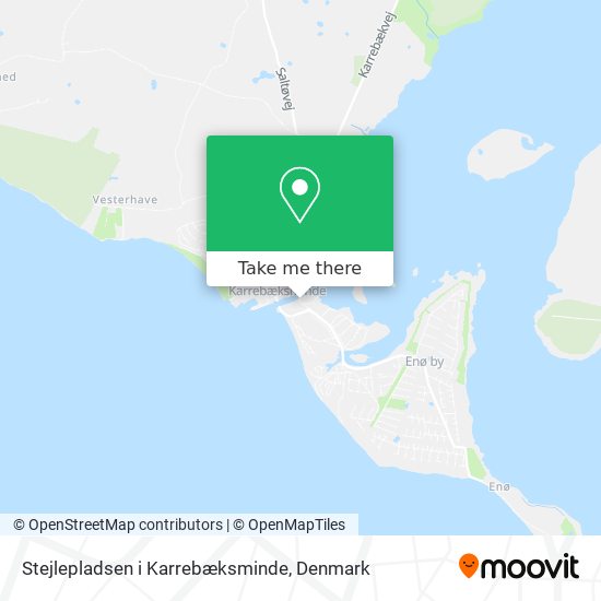 Stejlepladsen i Karrebæksminde map