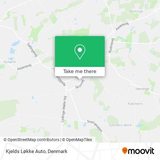 Kjelds Løkke Auto map