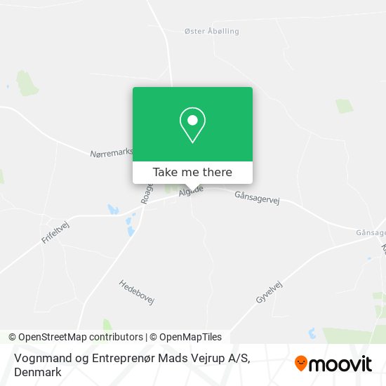 Vognmand og Entreprenør Mads Vejrup A / S map
