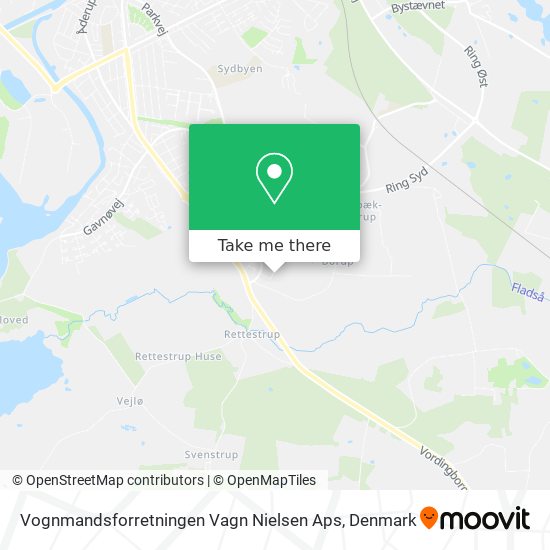 Vognmandsforretningen Vagn Nielsen Aps map