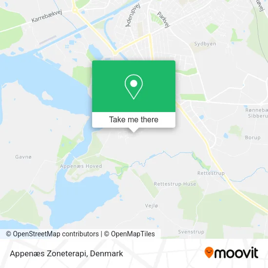 Appenæs Zoneterapi map