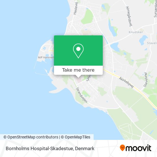 Bornholms Hospital-Skadestue map