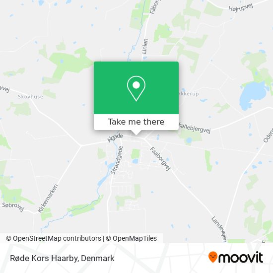 Røde Kors Haarby map