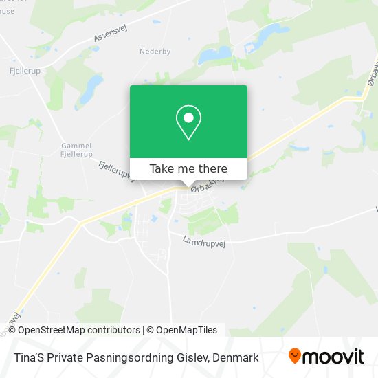 Tina’S Private Pasningsordning Gislev map