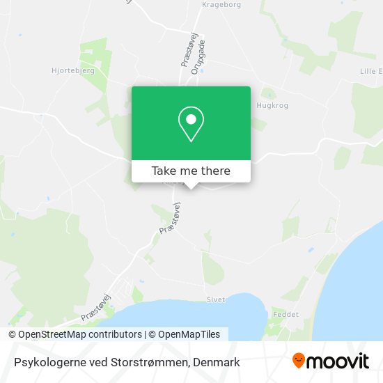 Psykologerne ved Storstrømmen map