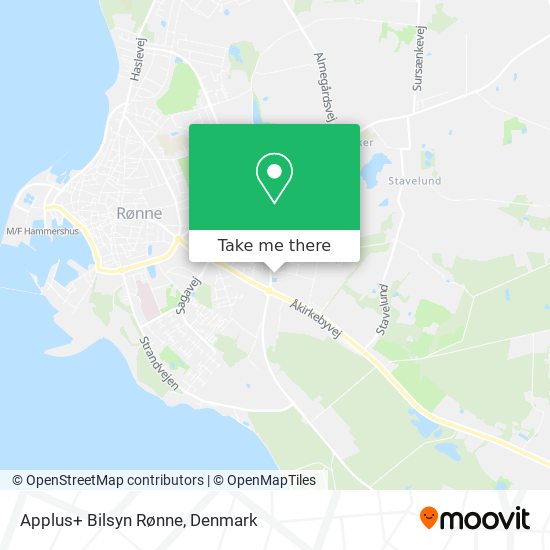 Applus+ Bilsyn Rønne map