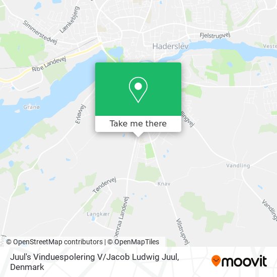 Juul's Vinduespolering V / Jacob Ludwig Juul map