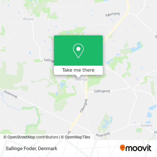 Sallinge Foder map