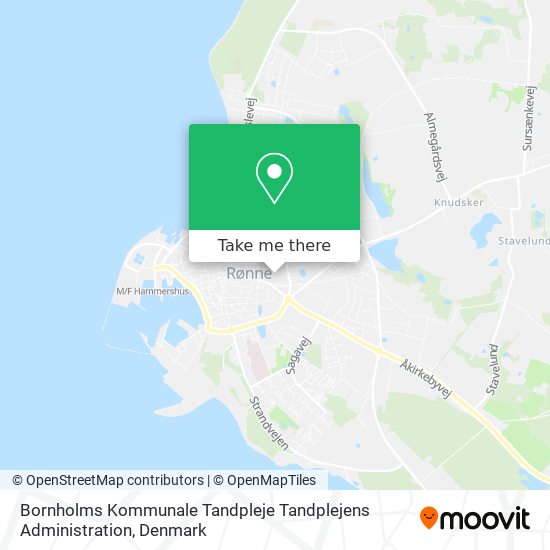 Bornholms Kommunale Tandpleje Tandplejens Administration map