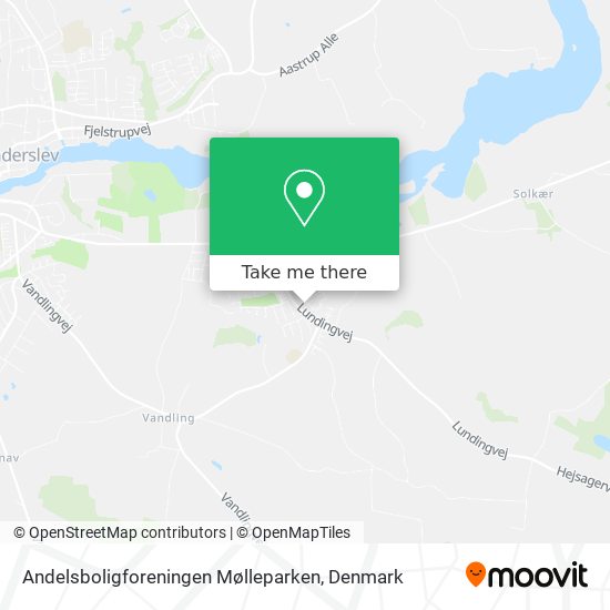 Andelsboligforeningen Mølleparken map
