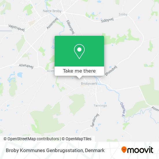 Broby Kommunes Genbrugsstation map