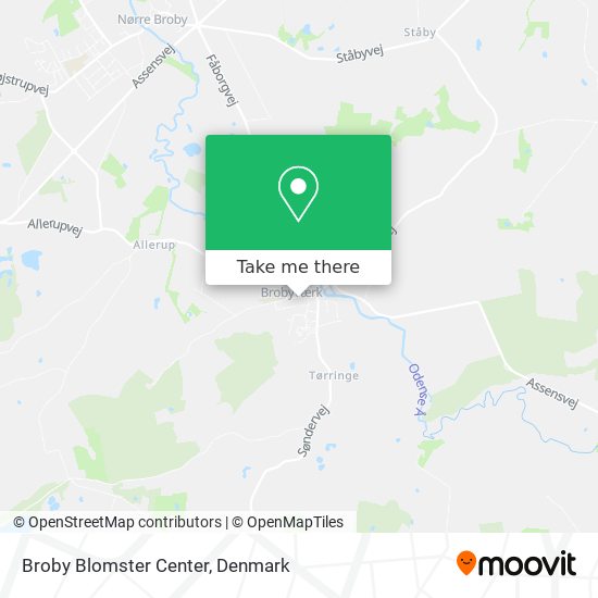 Broby Blomster Center map