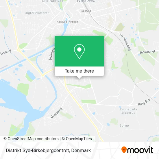 Distrikt Syd-Birkebjergcentret map