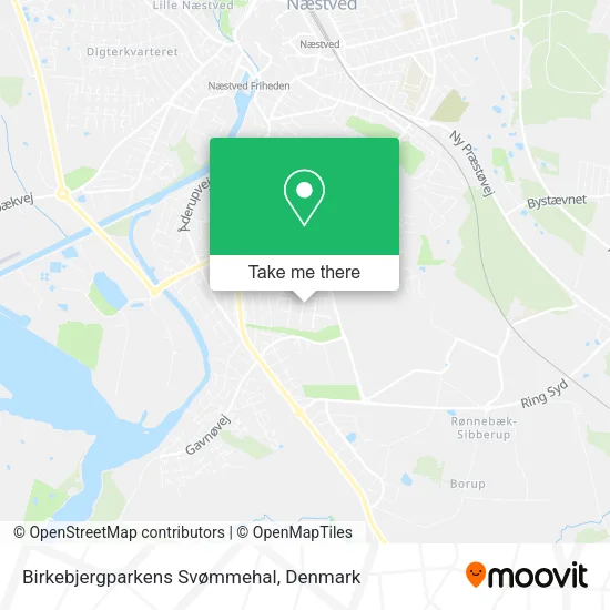 Birkebjergparkens Svømmehal map