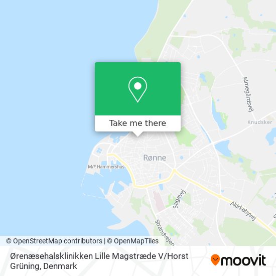 Ørenæsehalsklinikken Lille Magstræde V / Horst Grüning map