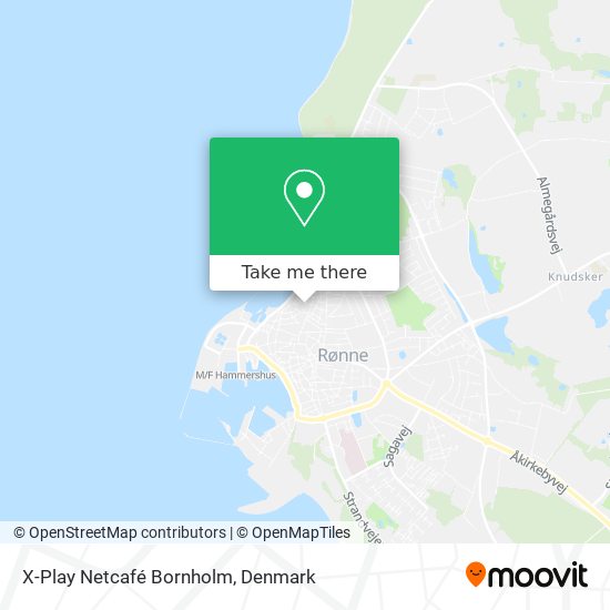 X-Play Netcafé Bornholm map