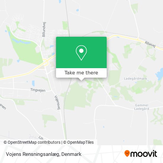 Vojens Rensningsanlæg map