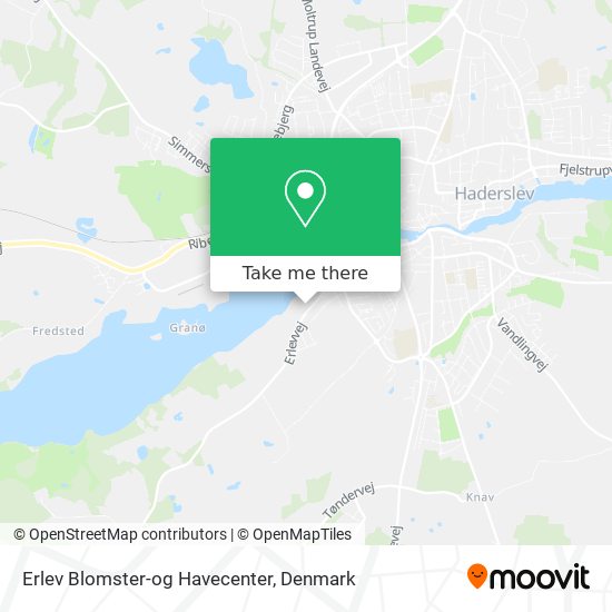 Erlev Blomster-og Havecenter map