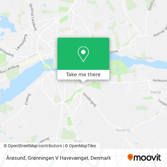 Årøsund, Grønningen V Havevænget map