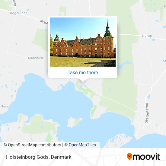 Holsteinborg Gods map