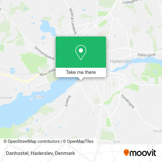 Danhostel, Haderslev map