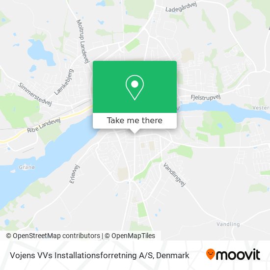 Vojens VVs Installationsforretning A / S map