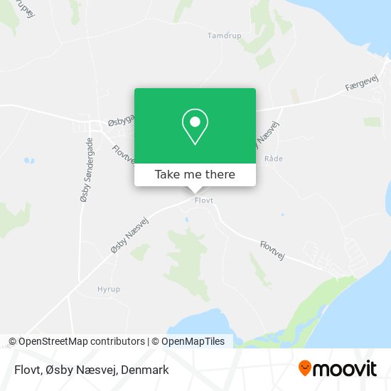 Flovt, Øsby Næsvej map