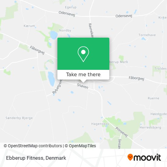 Ebberup Fitness map