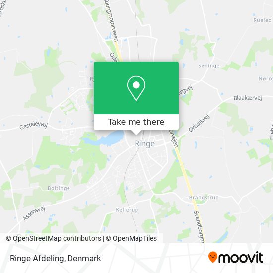 Ringe Afdeling map