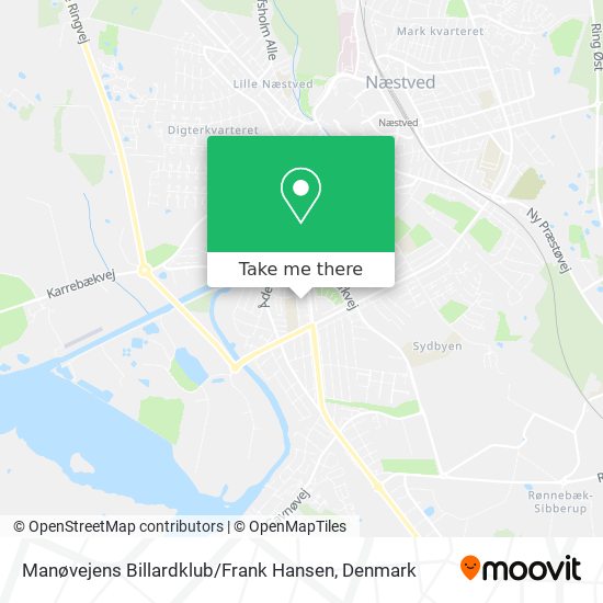 Manøvejens Billardklub / Frank Hansen map