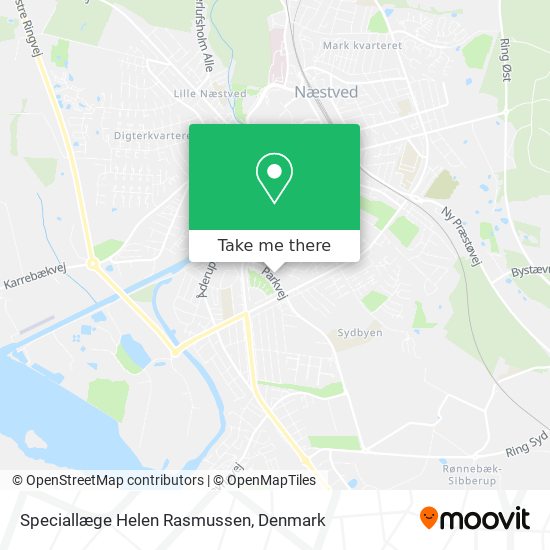 Speciallæge Helen Rasmussen map
