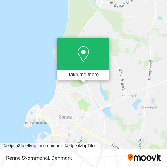 Rønne Svømmehal map