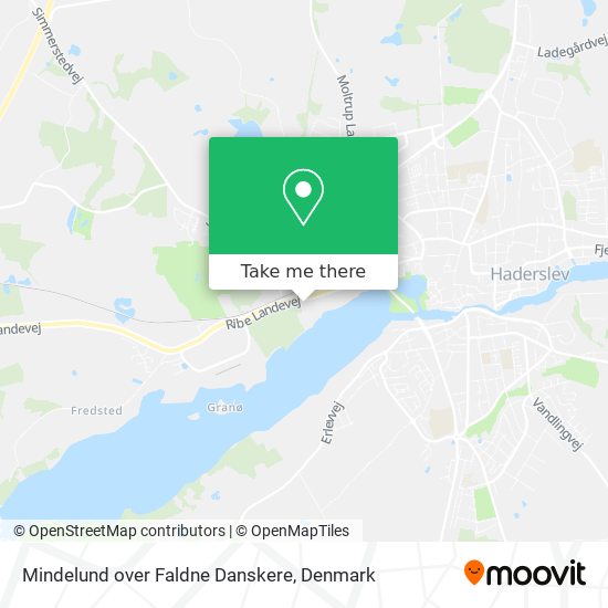 Mindelund over Faldne Danskere map