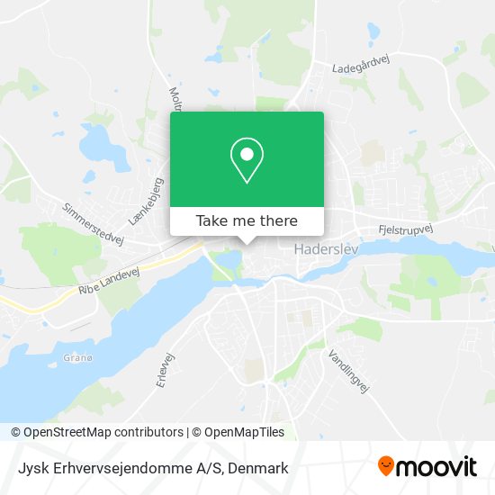 Jysk Erhvervsejendomme A/S map