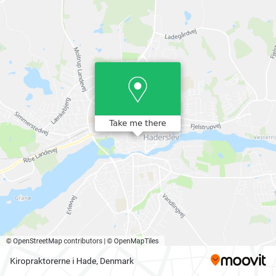 Kiropraktorerne i Hade map