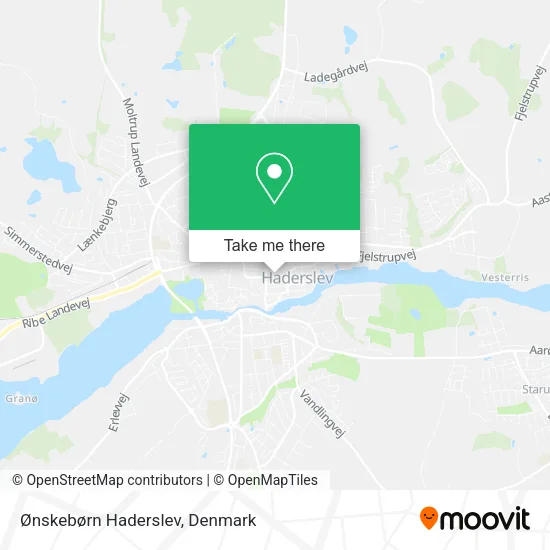 Ønskebørn Haderslev map