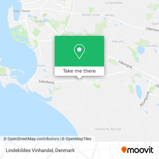 Lindekildes Vinhandel map