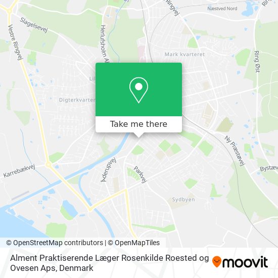 Alment Praktiserende Læger Rosenkilde Roested og Ovesen Aps map
