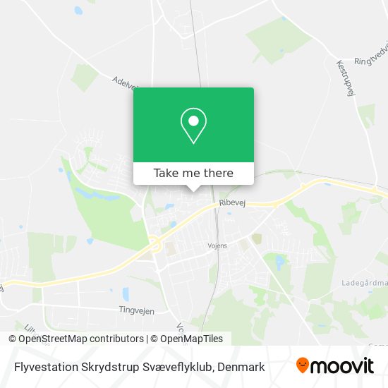 Flyvestation Skrydstrup Svæveflyklub map