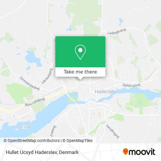 Hullet Ucsyd Haderslev map