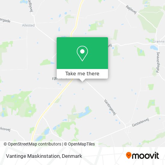 Vantinge Maskinstation map