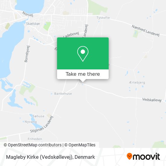 Magleby Kirke (Vedskøllevej) map