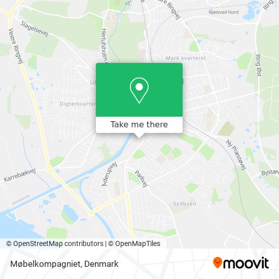 Møbelkompagniet map