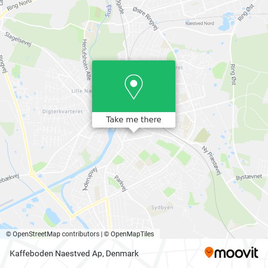 Kaffeboden Naestved Ap map