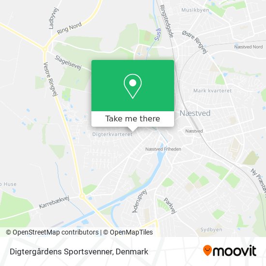 Digtergårdens Sportsvenner map